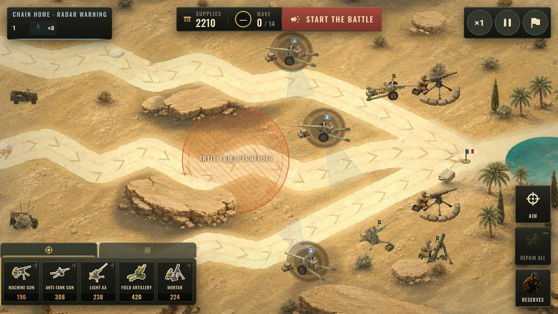 Holdline WW2 Tower Defense screenshot