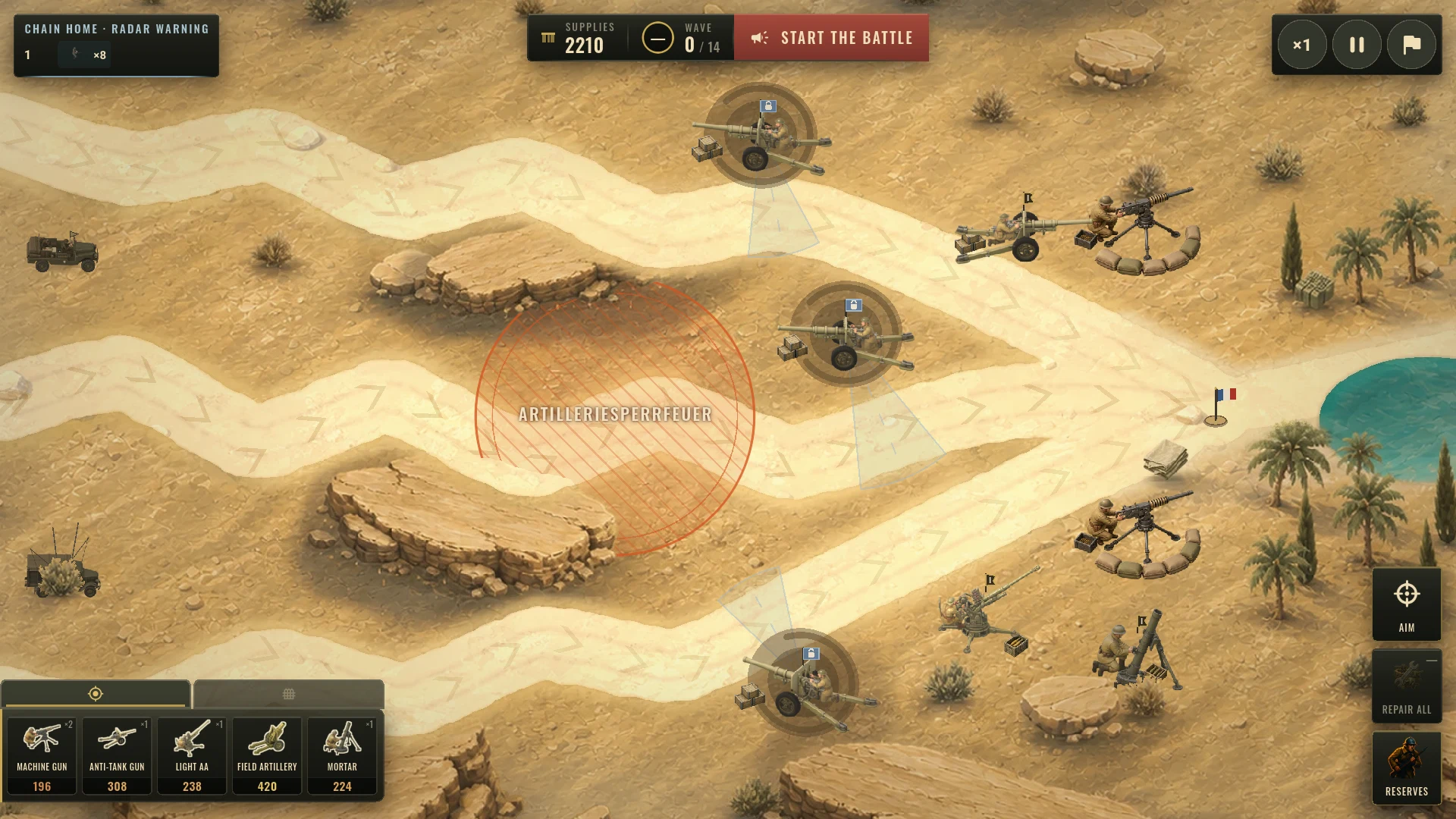Holdline WW2 Tower Defense screenshot